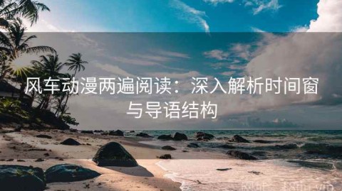 风车动漫两遍阅读：深入解析时间窗与导语结构